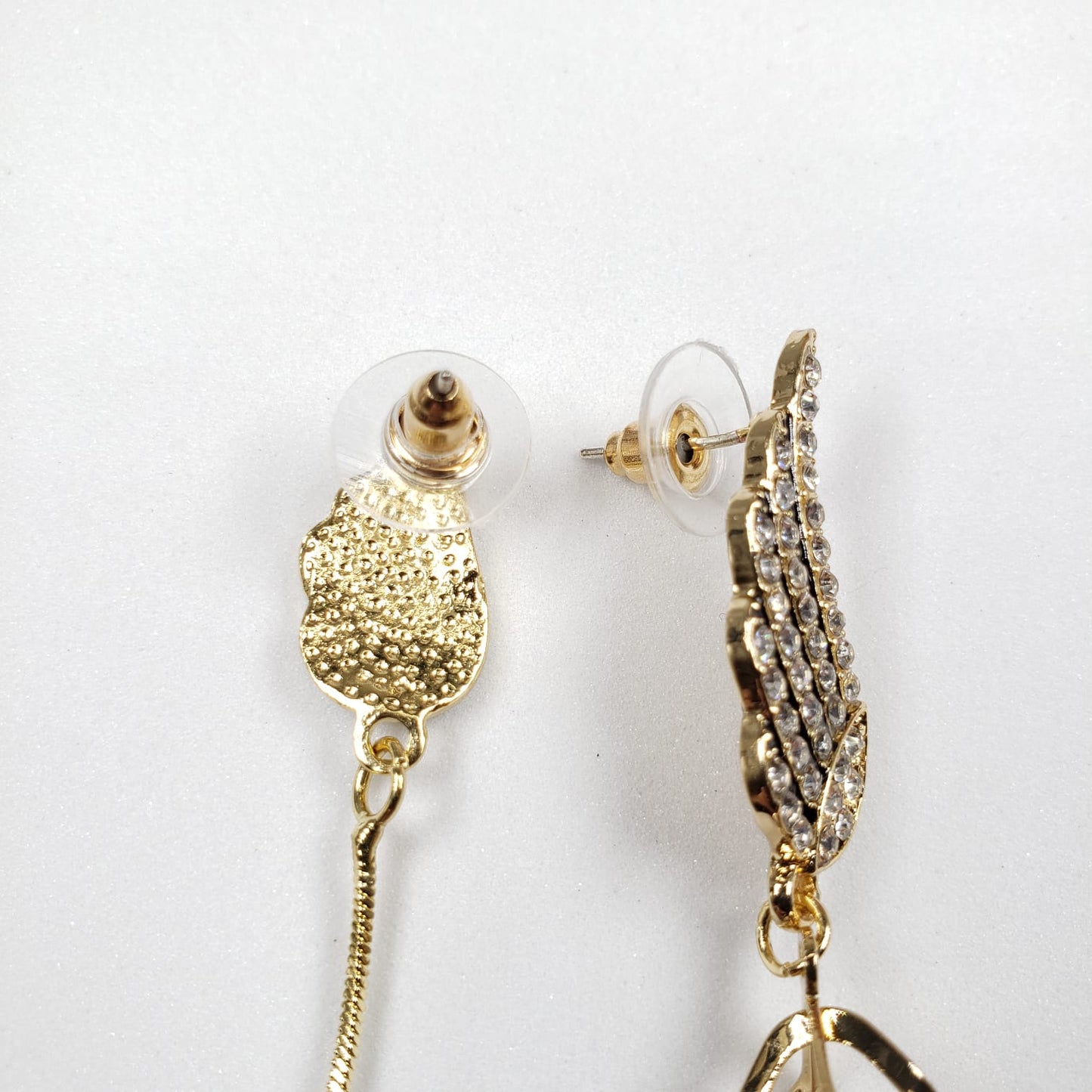 Feather Collection Opal Dangle Earrings (EDE 2306)