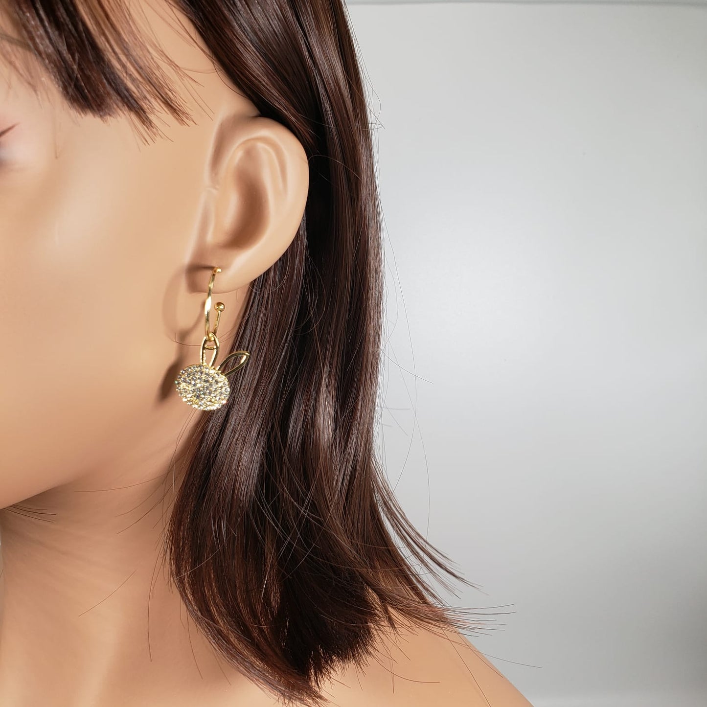 Rabbit Tassel Dangle Earrings (EDE 2304)