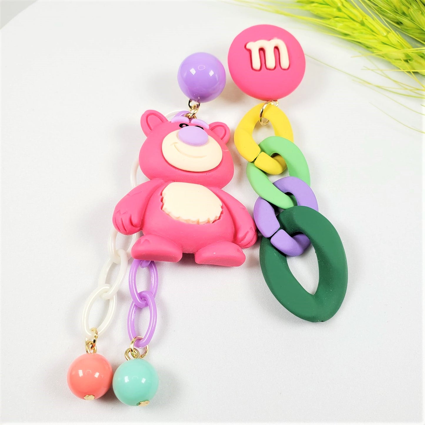 Asymmetrical Cartoon Dangle Earrings (EDE 2328)