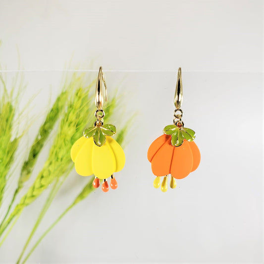 Cutie Collection Double Colour Flower Hook Earrings (EHE 3111)