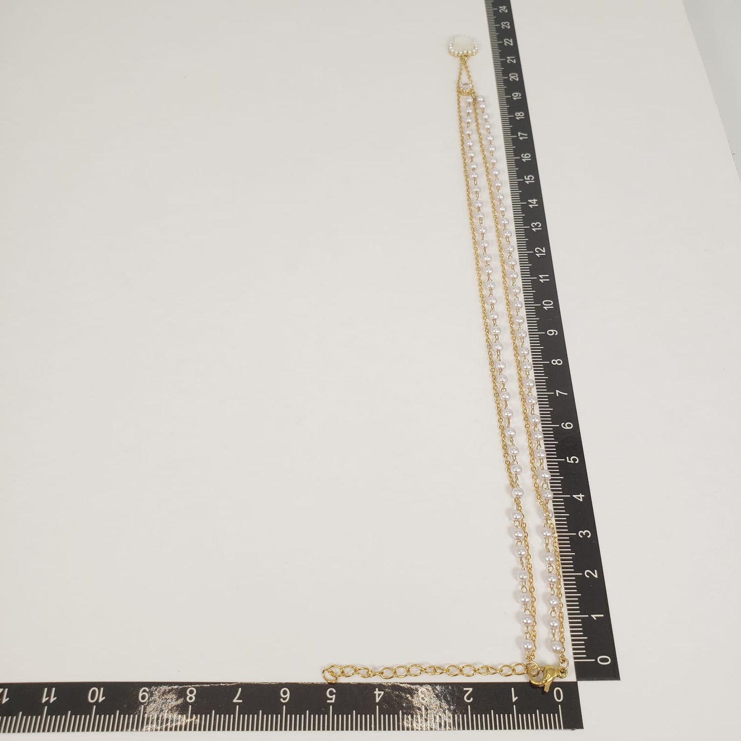 Pearl Double Layer Collar Necklace (CON 4004)