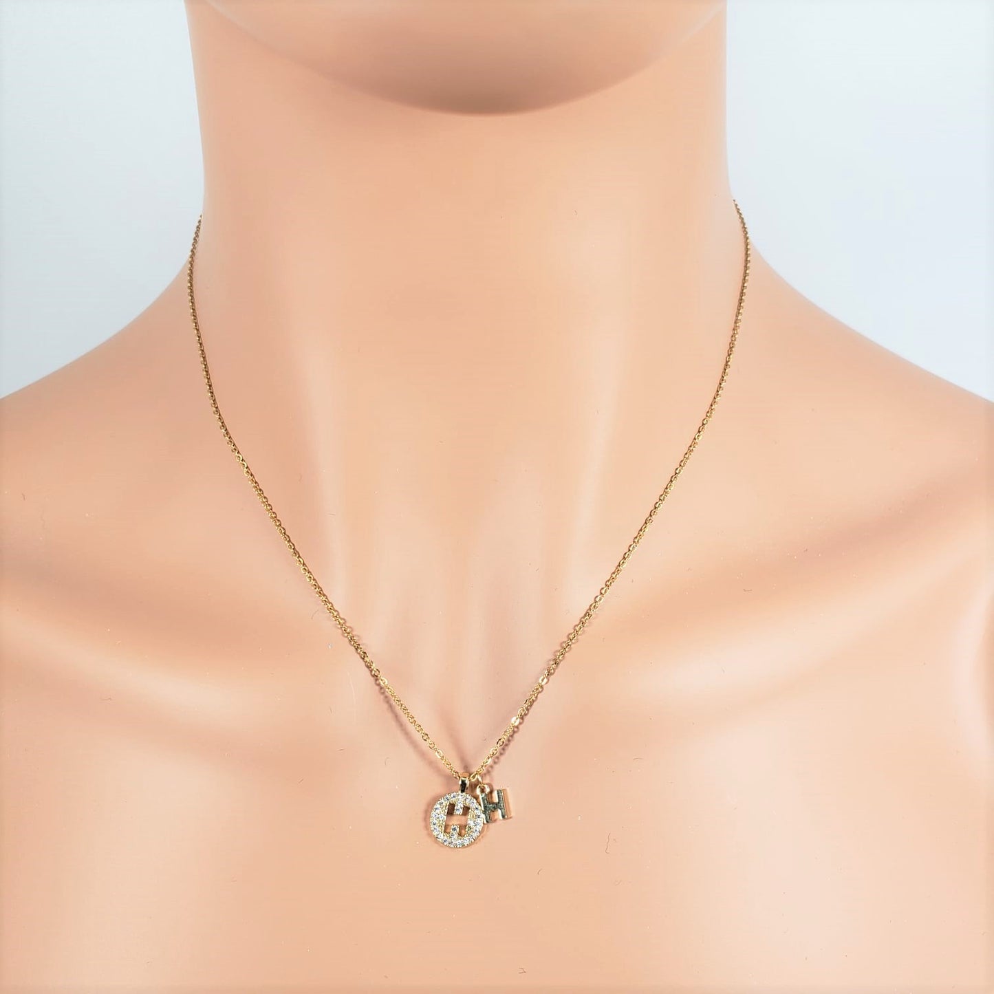 Elegant Letter Collar Necklace (CON 4001)