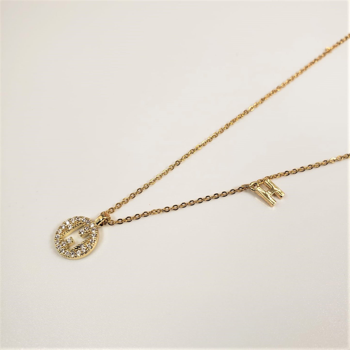 Elegant Letter Collar Necklace (CON 4001)