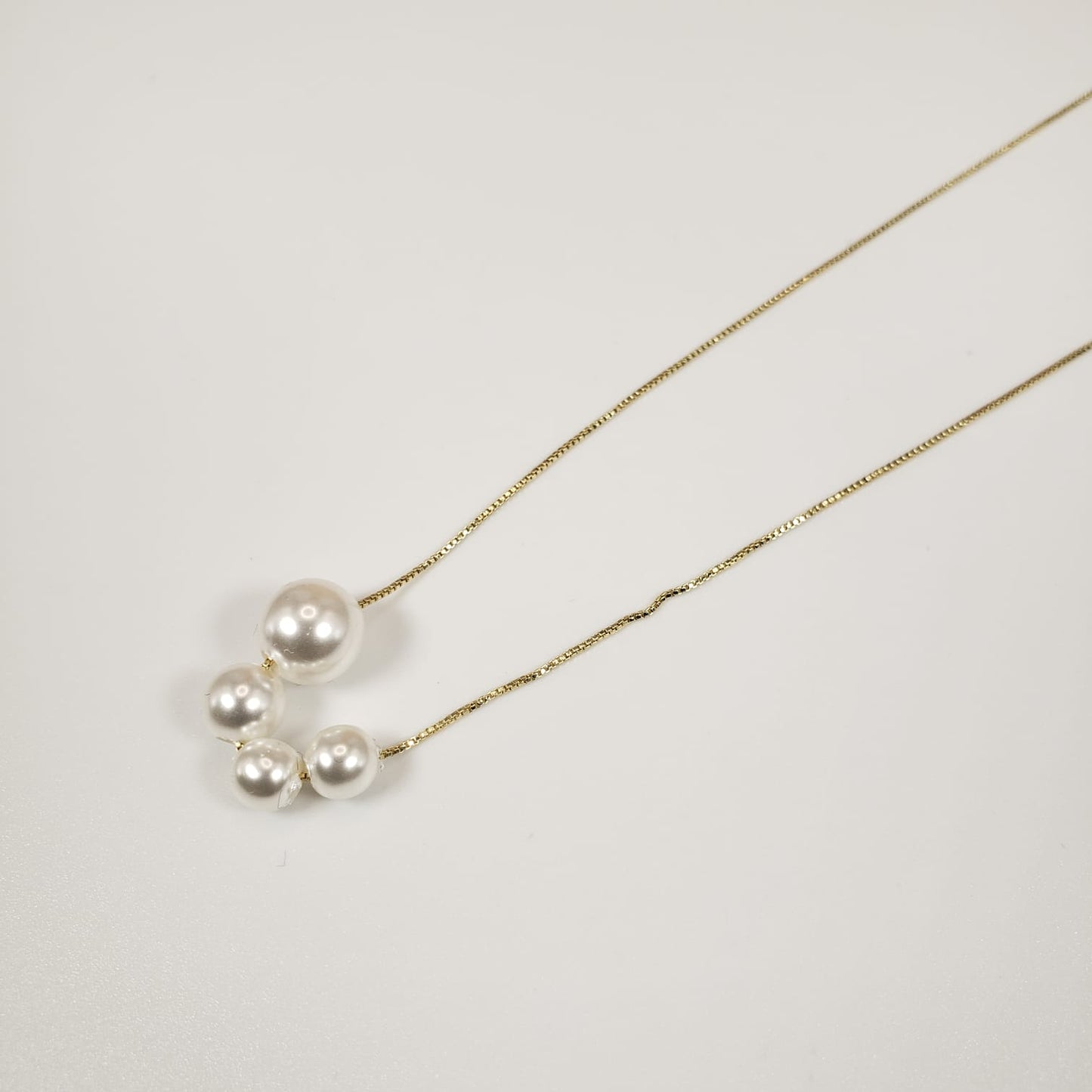 Simple Pearl Collar Necklace (CON 4002)