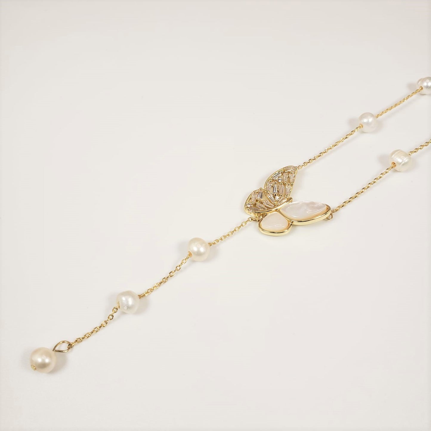Butterfly Tassel Collar Necklace (CON 4007)