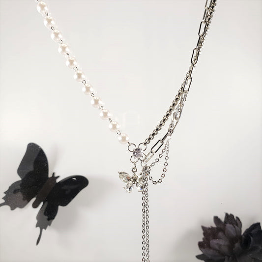 Multi-Layer Butterfly Collar Necklace (CON 4009)