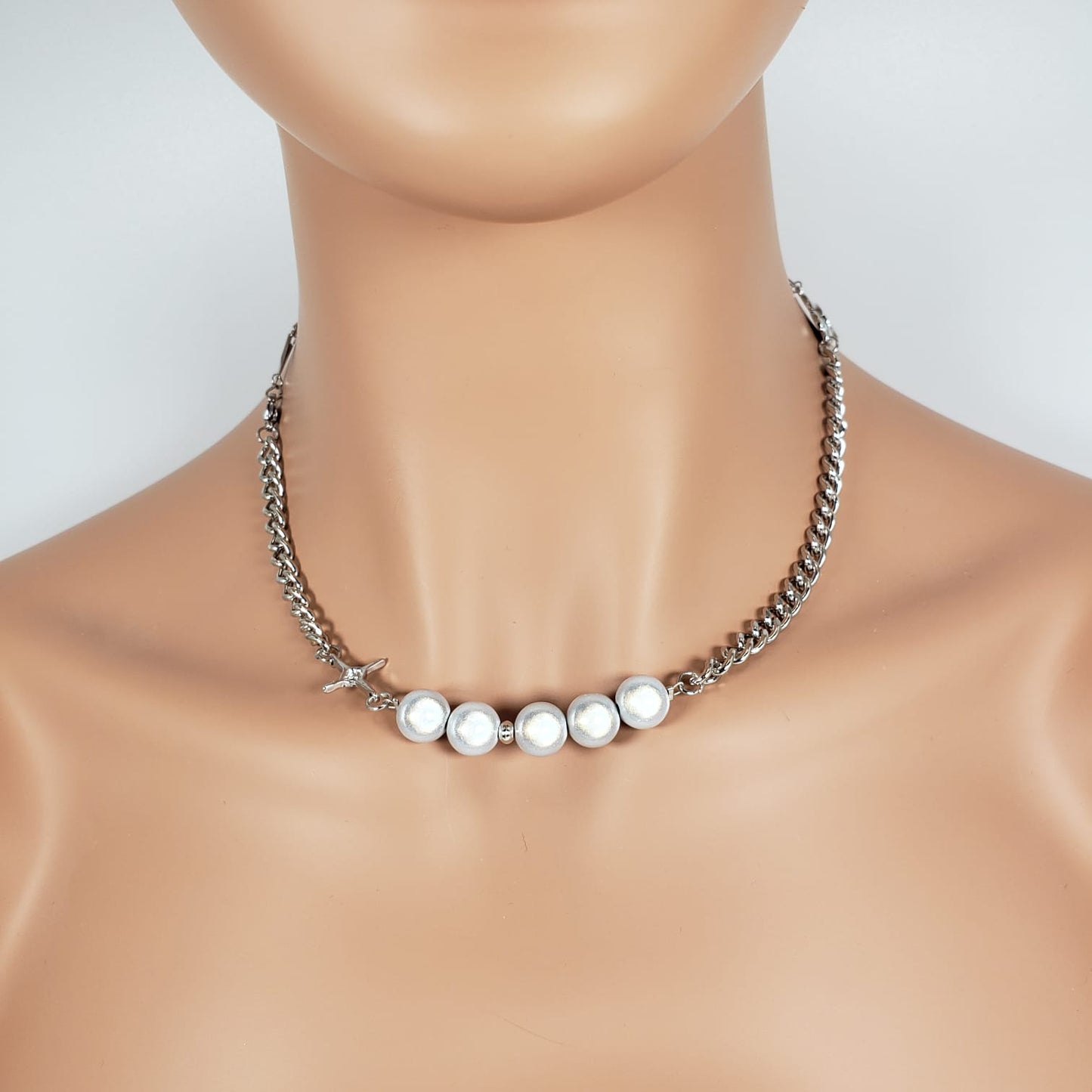 Simple Pearlash Princess Necklace (PRN 3008)