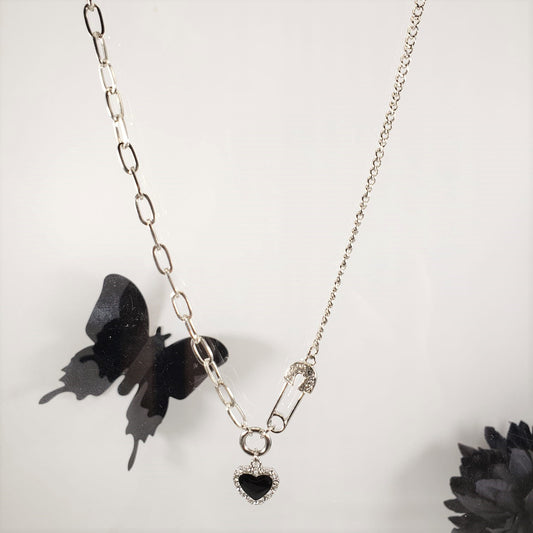 Casual Heart-Shape Princess Necklace (PRN 3009)