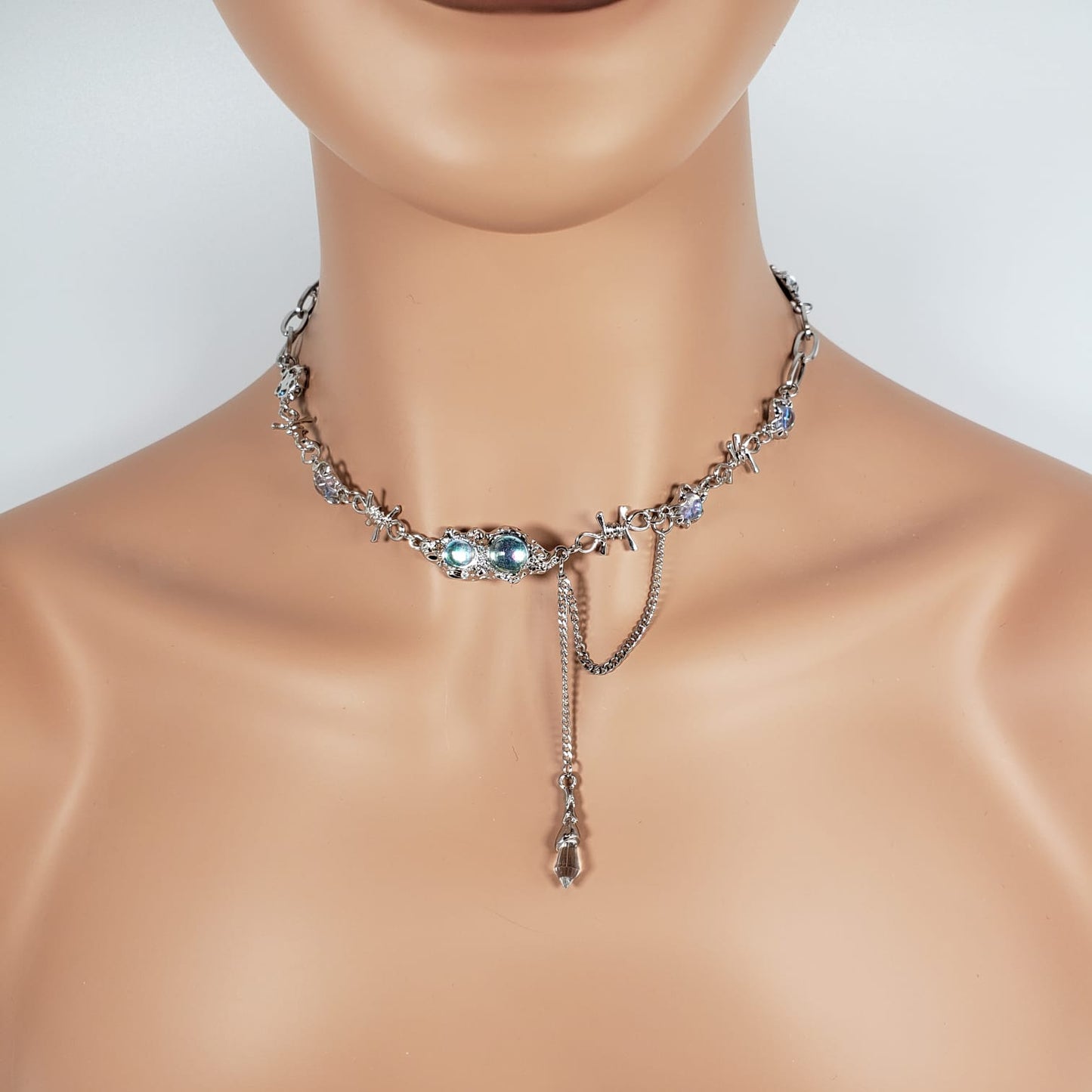 Moonstone Tassel Princess Necklace (PRN 3011)