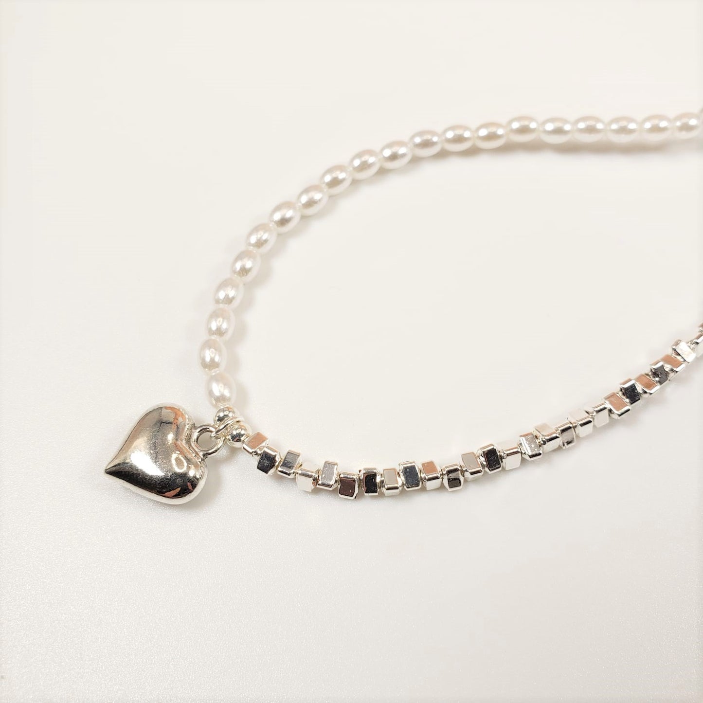 Casual Heart-Shape Collar Necklace (CON 4014)