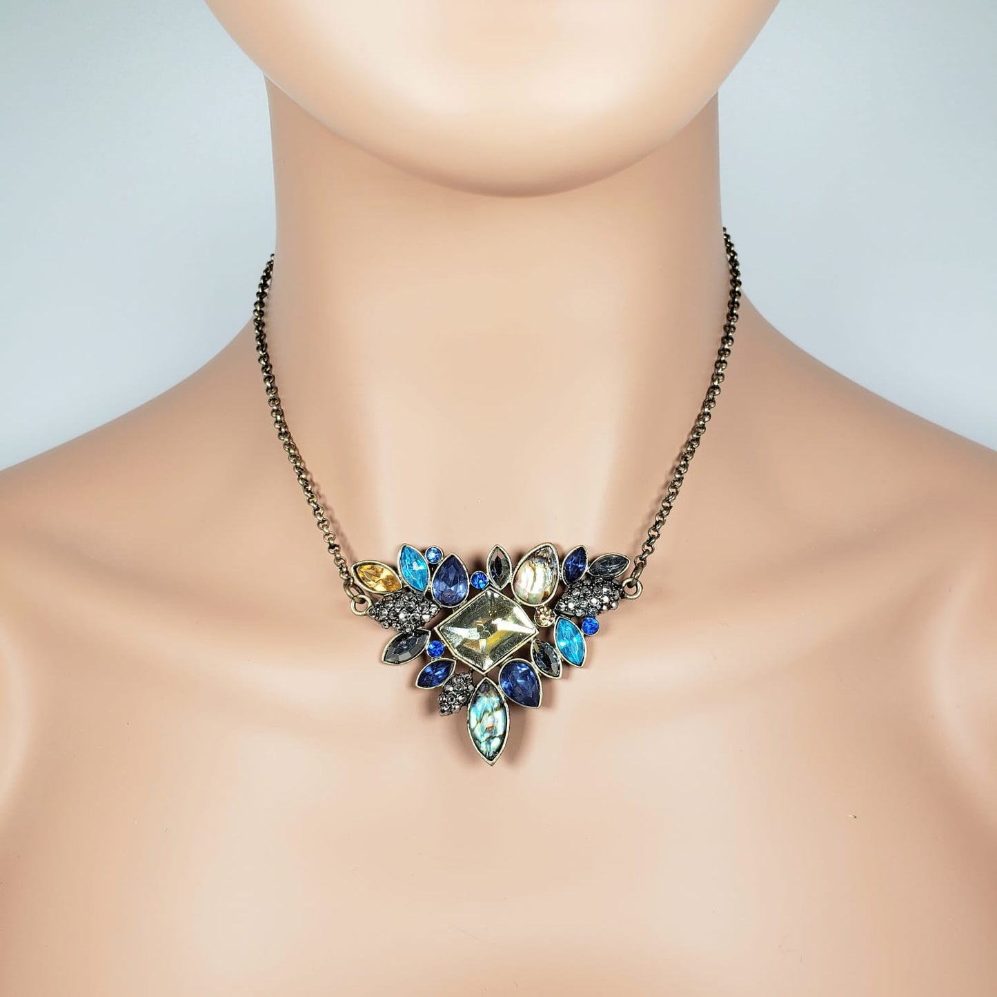 Vintage Triangle Princess Necklace (PRN 3013)