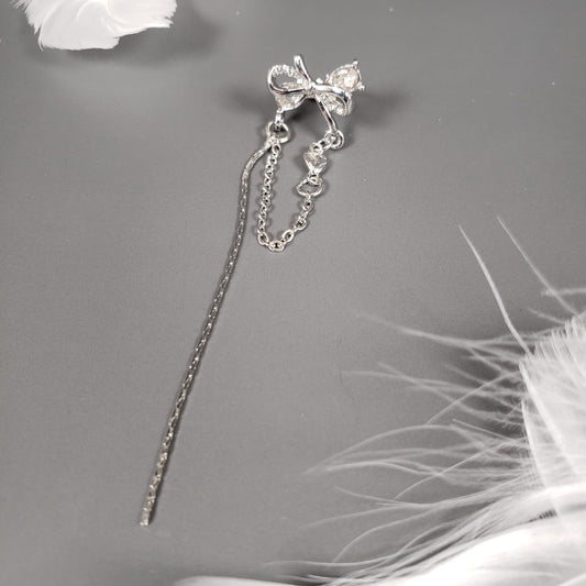 Bowtie Tassel Ear Cuff (EEC 1011)