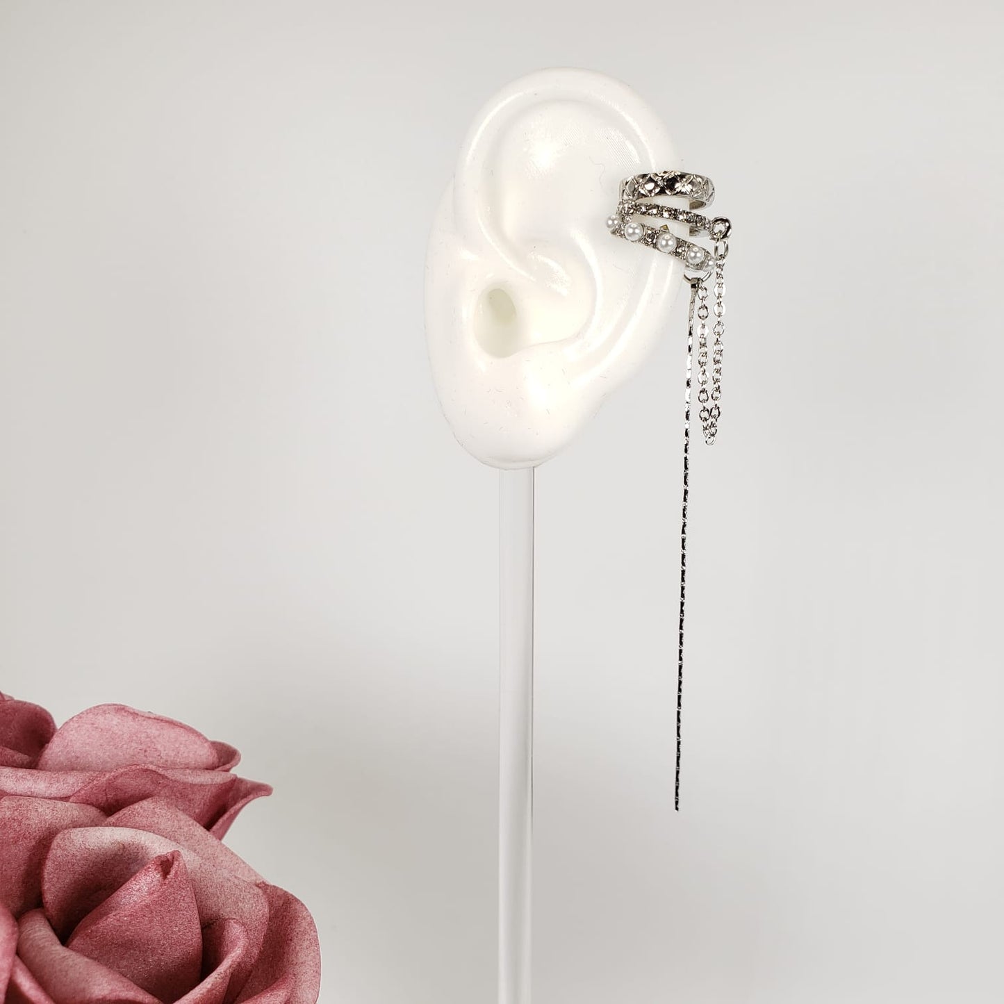 Tassel Pearls Ear Cuff (EEC 1001)