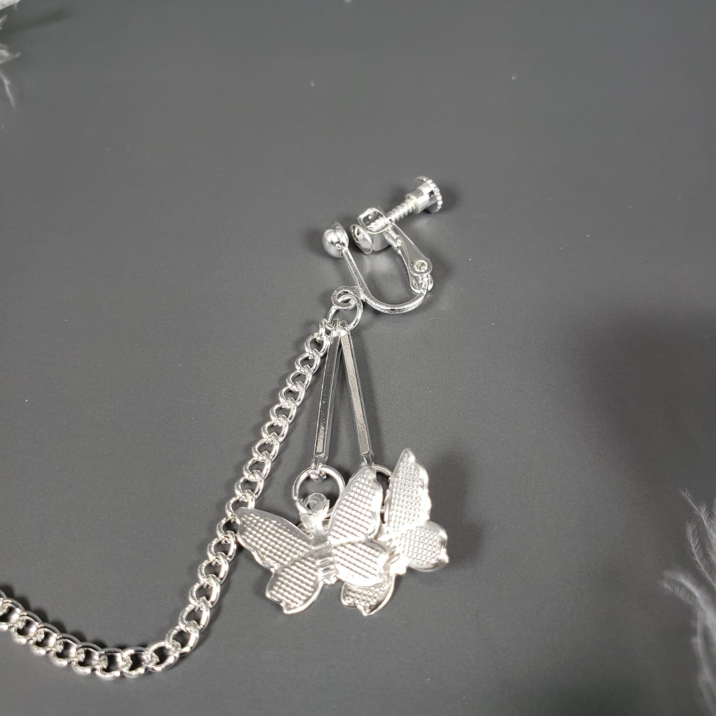 Butterfly Clip-On & Ear Cuff (EEC 1012)