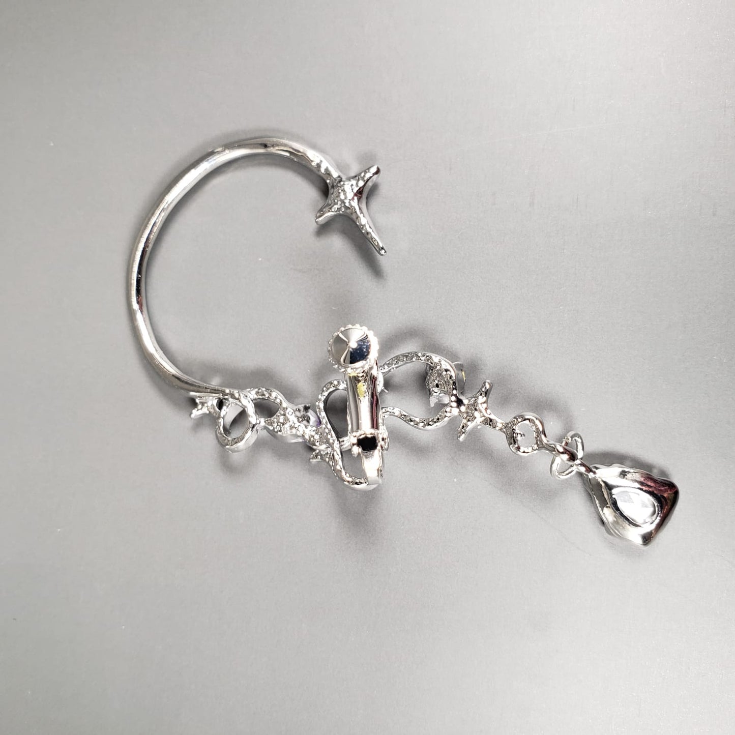 Amethyst Ear Cuff & Clip On (EEC 1015)