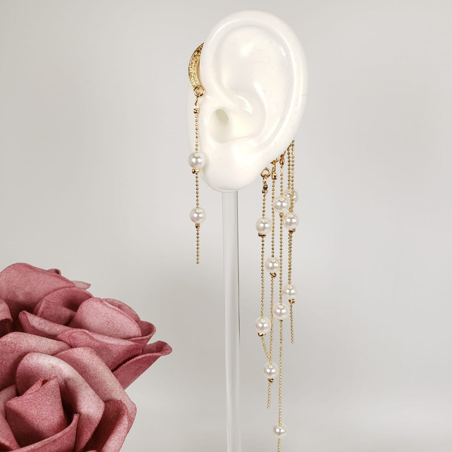 Pearl Tassel Ear Cuff (EEC 1016)