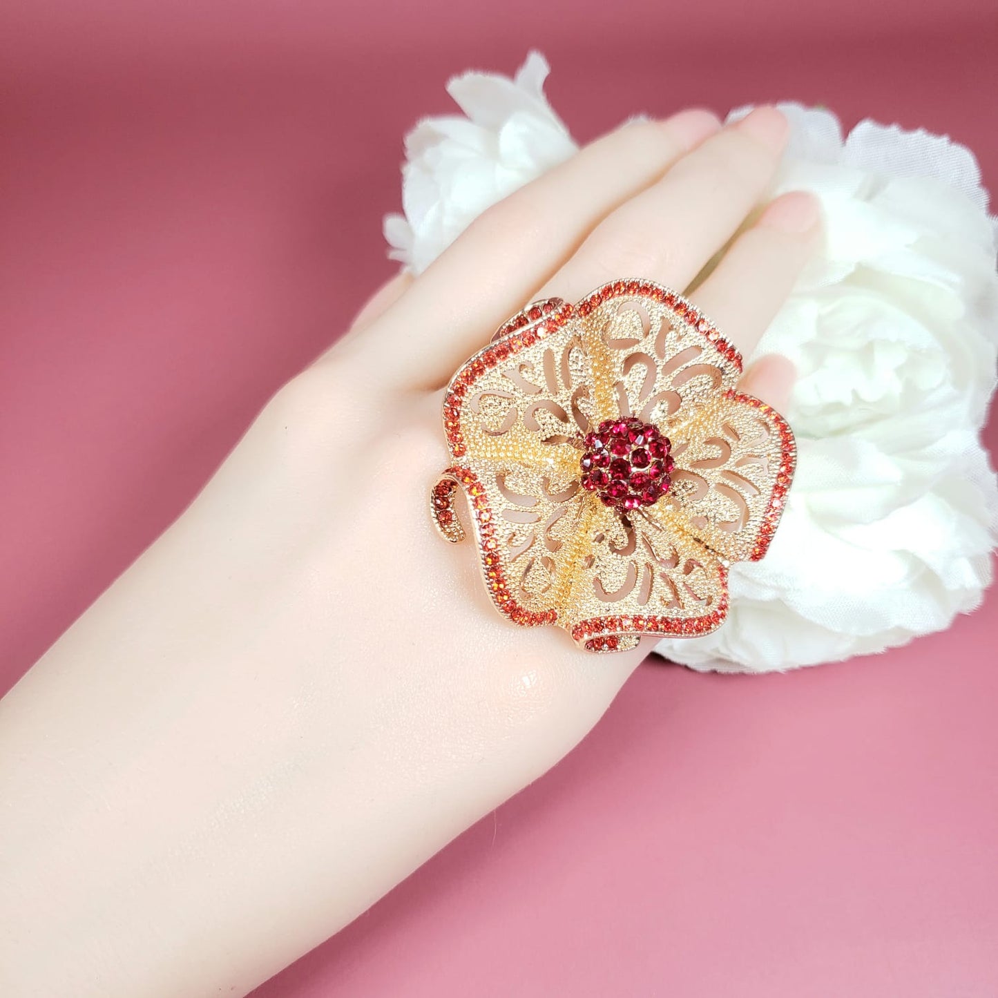 Pompous Flowers Rings (R 4012)