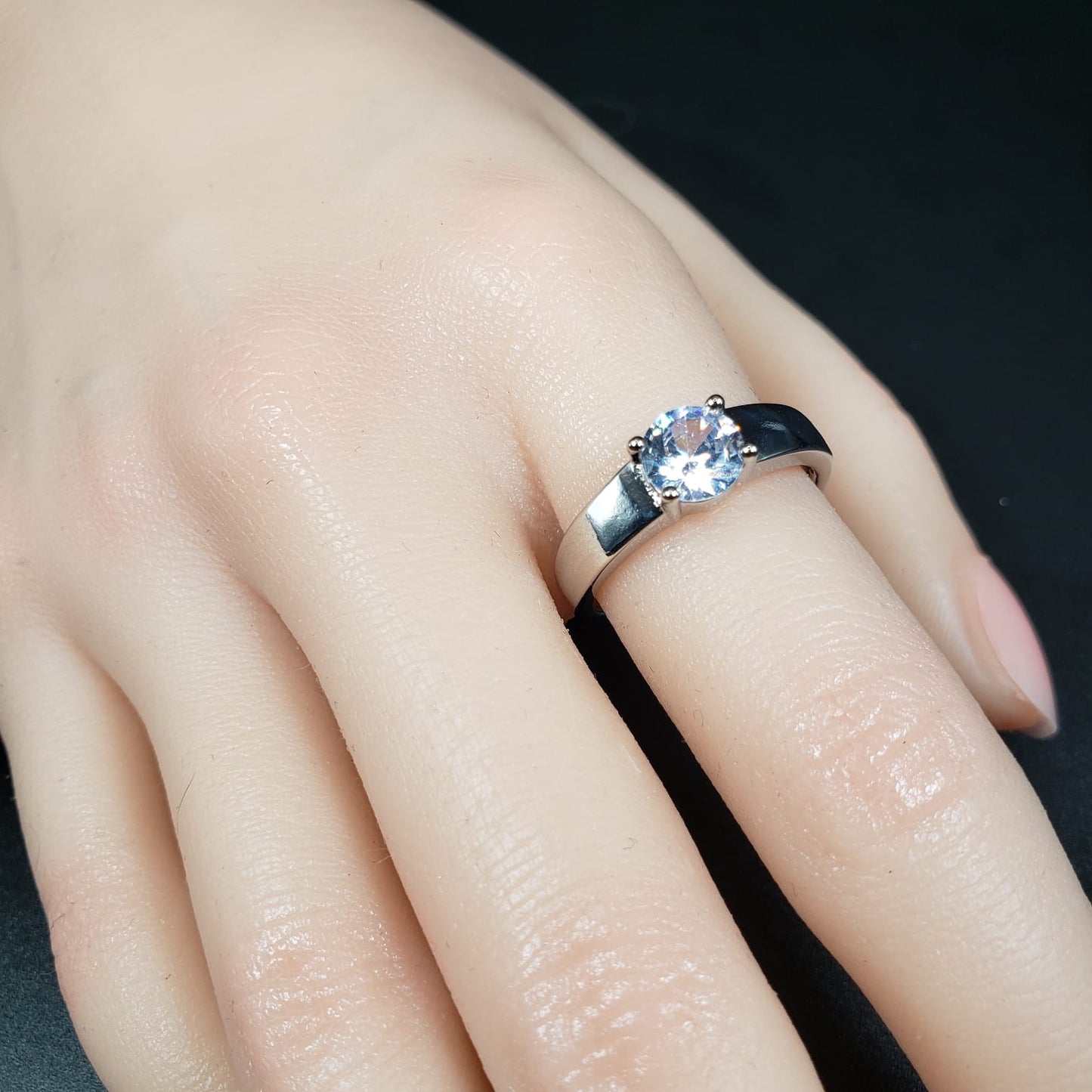 Simple Zircon Ring