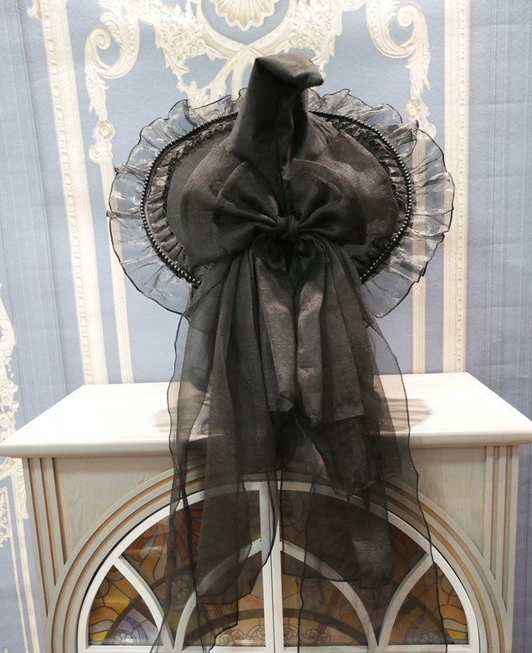 Day & Night Collection Big Bowknot Lolita Hat