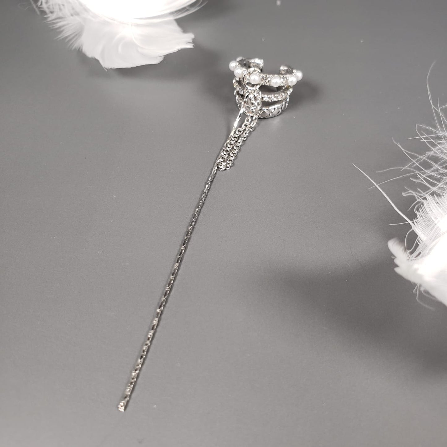 Tassel Pearls Ear Cuff (EEC 1001)