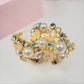 Luxury Vintage Style Stud Earrings (ESE 1002)