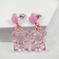 Multicolor Bear Stud Earrings (ESE 1029)