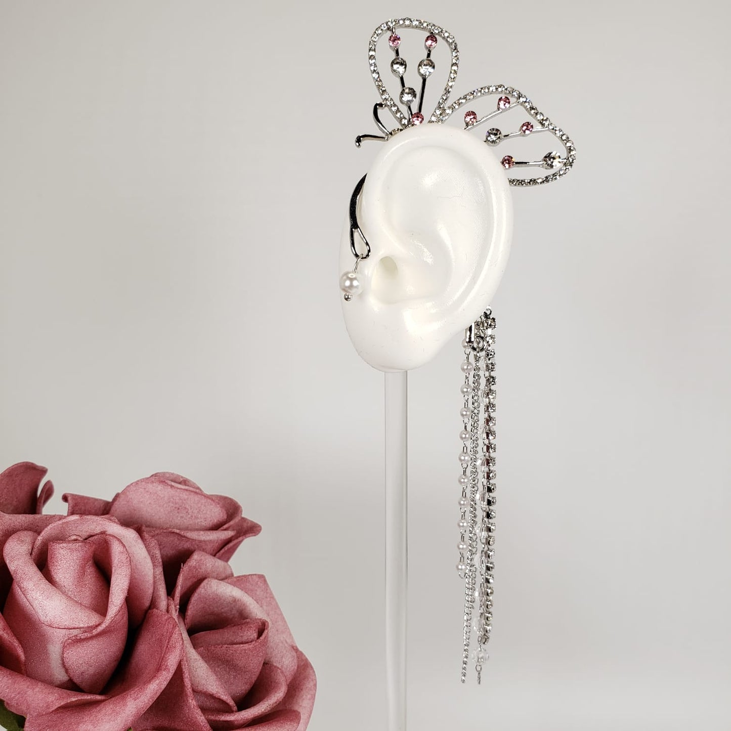 Butterfly Tassel Ear Cuff (EEC 1018)