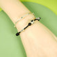 Simple Double Heart Beaded Bracelets (BBE 6206)