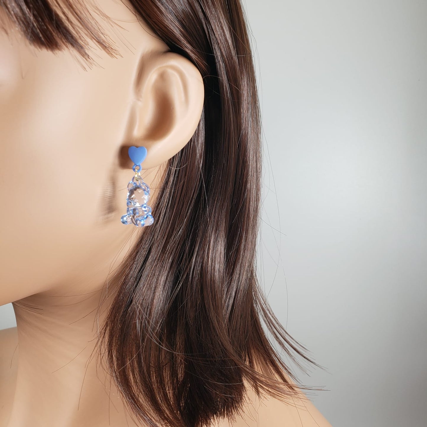 Multicolor Bear Stud Earrings (ESE 1029)
