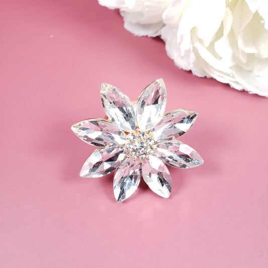 Crystal Flower Rings (R 4010)