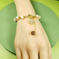 Strawberry Crystal Love Pearl Beaded Bracelets (BBE 6207)