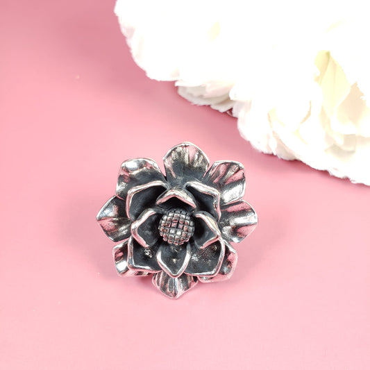 S925 Silver Flower Rings (R 4016)