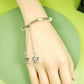 Double Stars Tassel Beaded Bracelet (BBE 6214)