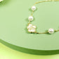 Camellia Pearl Chain Bracelets (BC 7204)