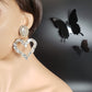 Pompous Big Heart Dangle Earrings (EDE 2338)