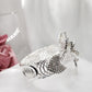 Luxury Rhinestones Flower Cuff Bracelets