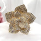 Luxury Rhinestones Flower Cuff Bracelets