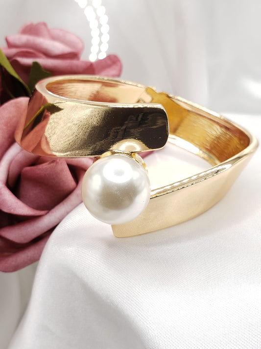 Single Pearl Cuff Bracelets