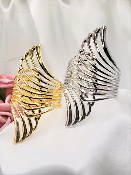 Double Wings Cuff Bracelets