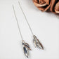 Leaf Colour Contrast Dangle Earrings (EDE 2305)
