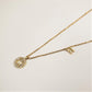 Elegant Letter Collar Necklace (CON 4001)