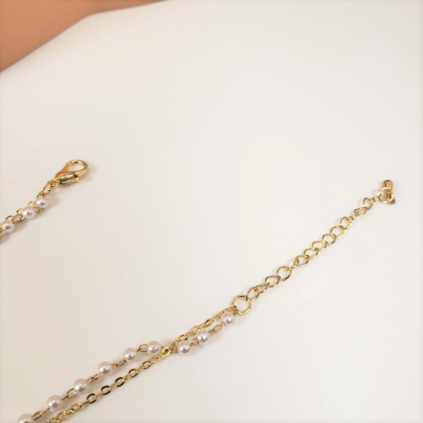 Pearl Double Layer Collar Necklace (CON 4005)