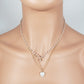 Pearl Double Layer Collar Necklace (CON 4004)