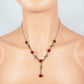 Vintage Style Red Rose Princess Necklace (PRN 3001)