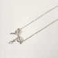 Elegant Zircon Bowtie Princess Necklace (PRN 3003)