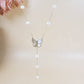 Butterfly Tassel Collar Necklace (CON 4007)