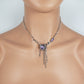 Amerthyst Tassel Collar Necklace (CON 4012)
