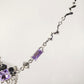 Amerthyst Tassel Collar Necklace (CON 4012)
