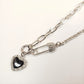 Casual Heart-Shape Princess Necklace (PRN 3009)