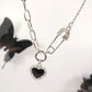 Casual Heart-Shape Princess Necklace (PRN 3009)